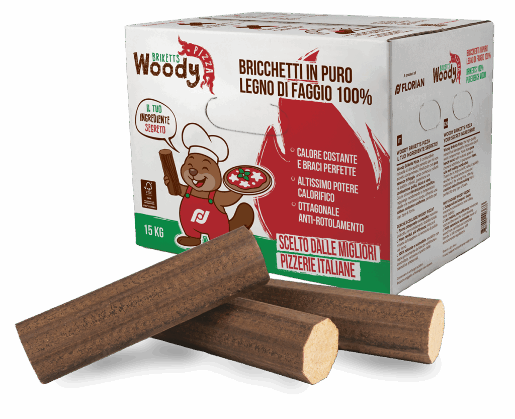 Woody Briketts Pizza Box