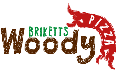 Woody Briketts Pizza Logo
