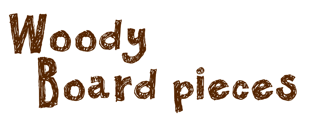 Woody board pieces logo